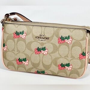Coach Nolita 19 in Signature Strawberry Canvas